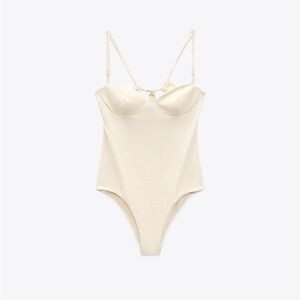 Zara| BRAIDED STRAP SWIMSUIT